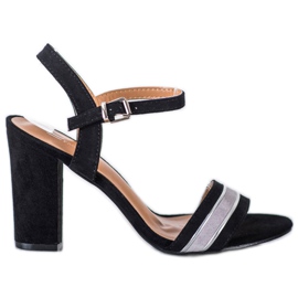 Cm Paris Sandales à talons hauts noir