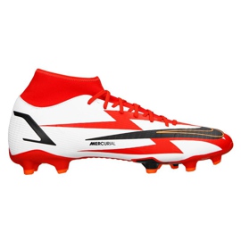 Nike Superfly 8 Academy CR7 Mg M DB2854-600 chaussures de football gris/argent, blanc, rouge blanc