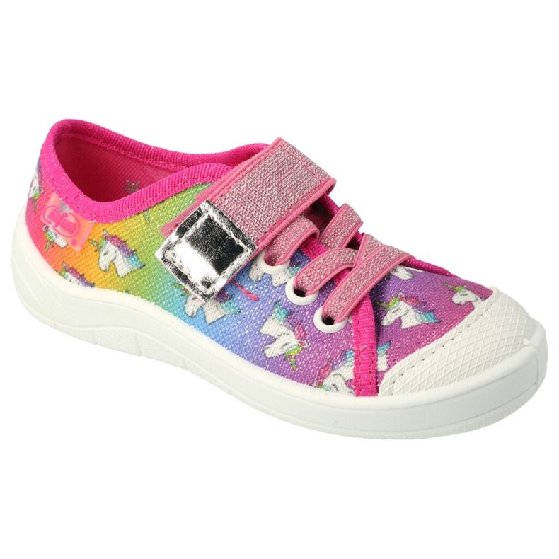 Chaussures enfant Befado 251X178 Licorne bleu orange rose argent vert Chaussures enfant Befado 251X178 Licorne bleu orange rose argent vert
