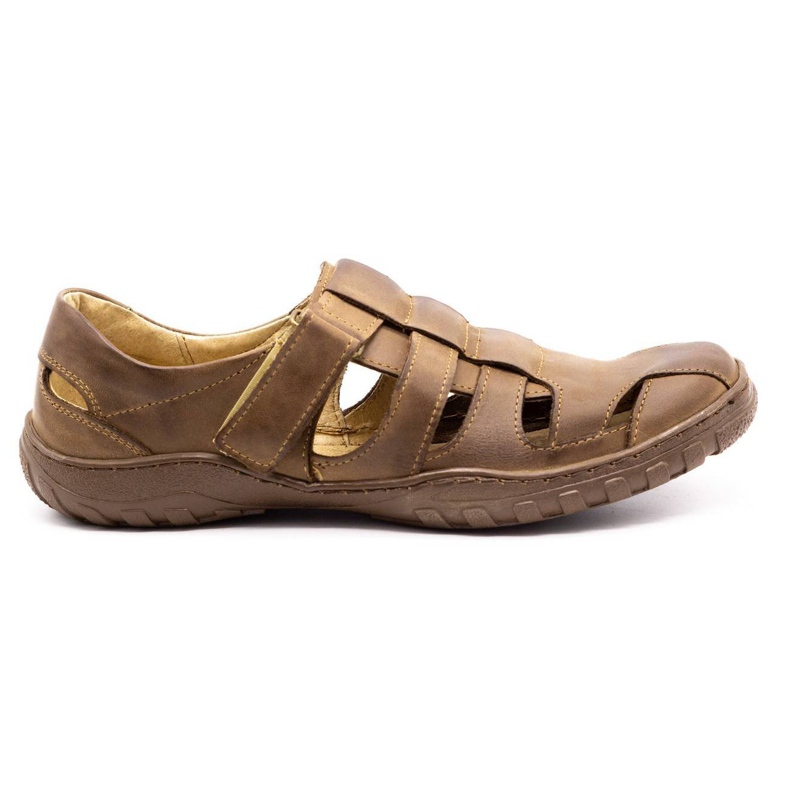 Polbut Chaussures ajourées pour hommes 237 pour l'été marron brun Polbut Chaussures ajourées pour hommes 237 pour l'été marron brun