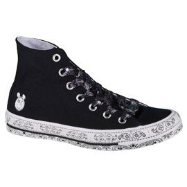 Chaussures Converse X Miley Cyrus Chuck Taylor Hi All Star 162234C le noir