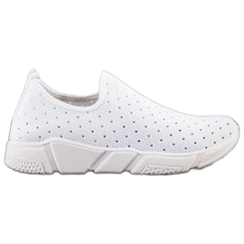 SHELOVET Baskets blanches ajourées