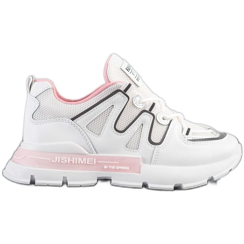 SHELOVET Baskets mode blanches