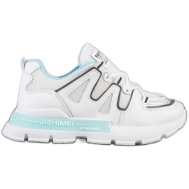 SHELOVET Baskets mode blanches