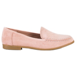 Coura Seigneurs en daim classiques rose