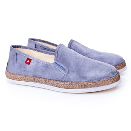 Espadrilles En Daim Pour Hommes Big Star HH176004 Bleu