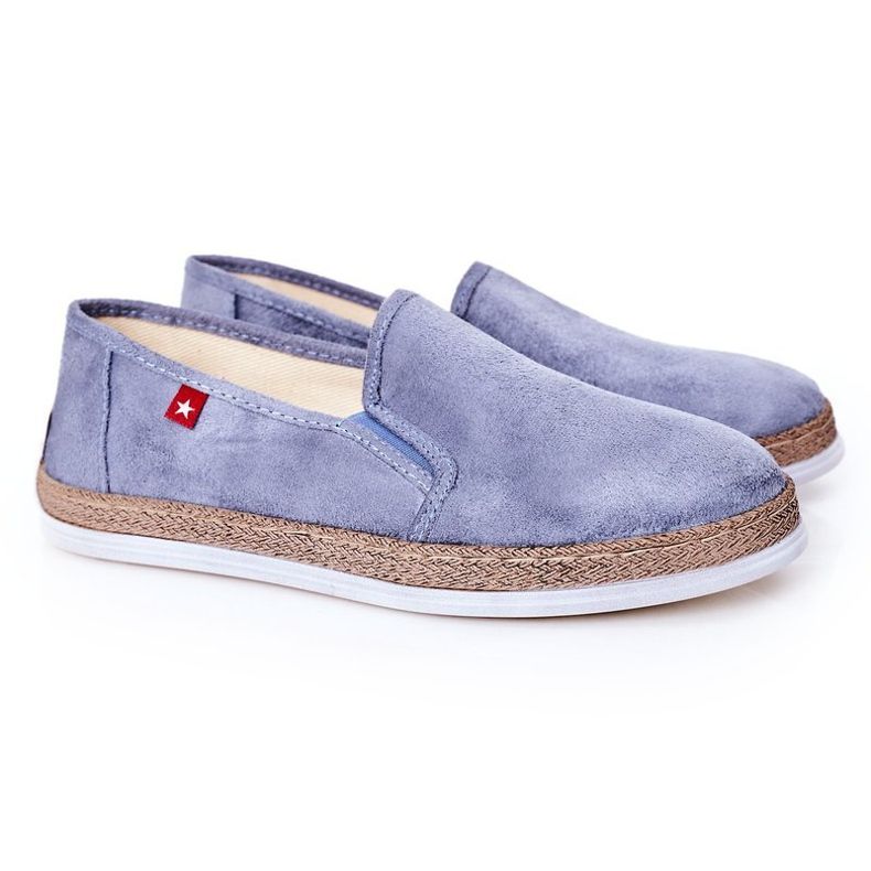 Espadrilles En Daim Pour Hommes Big Star HH176004 Bleu