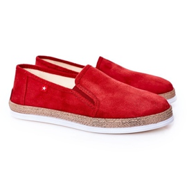 Espadrilles En Daim Pour Hommes Big Star HH176007 Rouge