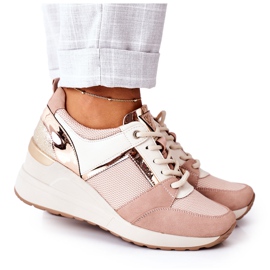 Baskets Compensées Vinceza 10606 Rose Baskets Compensées Vinceza 10606 Rose