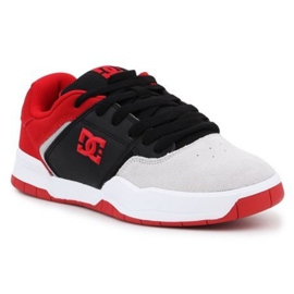 Chaussures DC Central M ADYS100551-XKRS blanc noir rouge