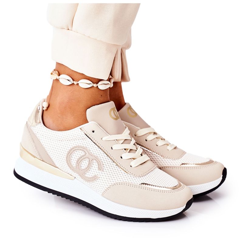 PE1 Chaussures Sport Femme Baskets Beige Under Control