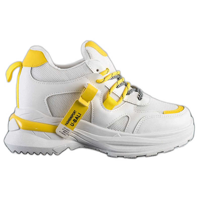 SHELOVET Baskets mode blanches