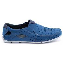 Olivier Chaussures homme mocassins 901 bleu été Olivier Chaussures homme mocassins 901 bleu été