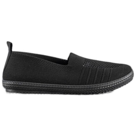 SHELOVET Slipons Ajourés noir