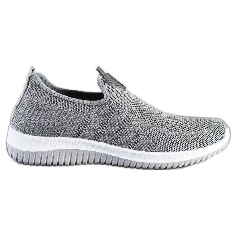 SHELOVET Chaussures de sport à enfiler gris