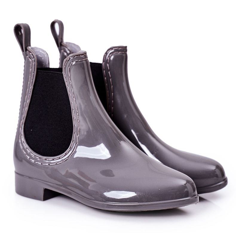 Bottines Galoches Jodhpur Enfant Gris Lily