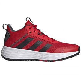 Chaussures Adidas Ownthegame Sho M H00466 noir rouge