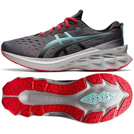 Asics Novablast 2 M 1011B192 020 chaussures de course gris