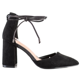 Bestelle Escarpins élégants avec reliure noir