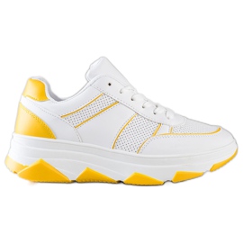 SHELOVET Chaussures de sport décontractées blanc