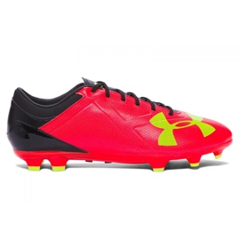 Under Armour Spotlight Dl Fg M 1272302-669 chaussures de football multicolore, rouge, noir rouge Under Armour Spotlight Dl Fg M 1272302-669 chaussures de football multicolore, rouge, noir rouge