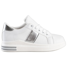 SHELOVET Baskets élégantes blanc