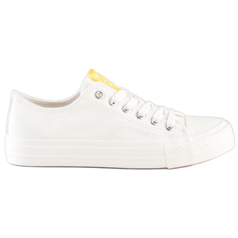 SHELOVET Baskets blanches classiques