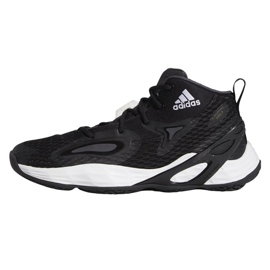 Chaussure de basket-ball Adidas Exhibit A Mid M H67747 noir noir