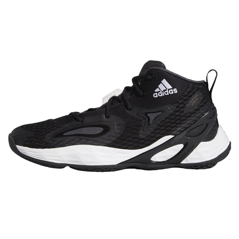 Chaussure de basket-ball Adidas Exhibit A Mid M H67747 le noir le noir Chaussure de basket-ball Adidas Exhibit A Mid M H67747 le noir le noir
