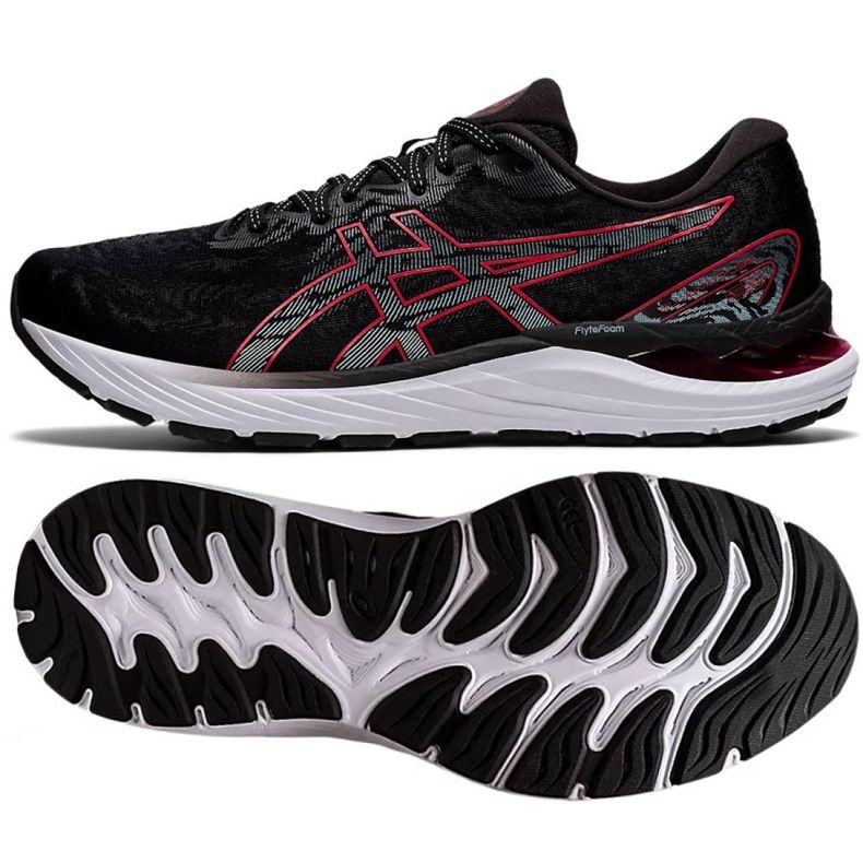 Asics Gel-Cumulus 23 M 1011B012 017 chaussures de course le noir Asics Gel-Cumulus 23 M 1011B012 017 chaussures de course le noir