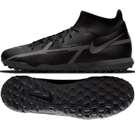 Nike Phantom GT2 Club Dynamic Fit Tf M DC0820 004 chaussures de football noir noir