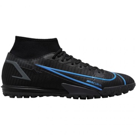 Chaussure de football Nike Mercurial Superfly 8 Academy Tf M CV0953-004 le noir le noir Chaussure de football Nike Mercurial Superfly 8 Academy Tf M CV0953-004 le noir le noir