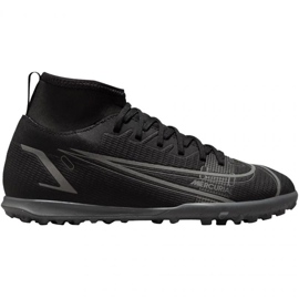 Chaussures de football Nike Mercurial Superfly 8 Club Tf Jr CV0795-004 noir noir