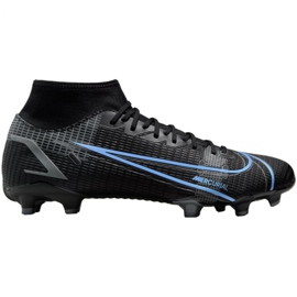 Chaussures de football Nike Mercurial Superfly 8 Academy FG / MG M CV0843-004 noir noir