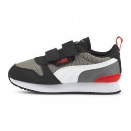 Puma R78 V Ps Jr 373617 22 blanche le noir gris Puma R78 V Ps Jr 373617 22 blanche le noir gris