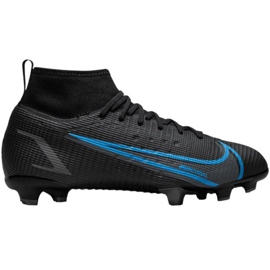 Chaussures de football Nike Mercurial Superfly 8 Pro Fg Jr CV0804-004 noir noir