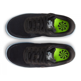 Chaussure Nike Air Force 1 Crater Flyknit Jr DH3375-001 le noir