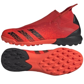 Chaussures de foot Adidas Predator Freak.3 Ll Tf M FY6300 multicolore oranges et rouges
