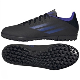 Chaussures de foot Adidas X Speedflow.4 Tf M FY3333 le noir le noir Chaussures de foot Adidas X Speedflow.4 Tf M FY3333 le noir le noir