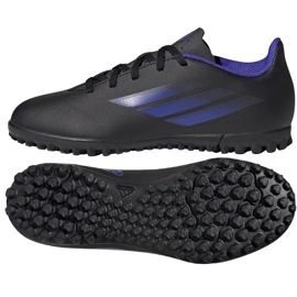 Chaussures de foot Adidas X Speedflow.4 Tf Jr FY3326 noir noir