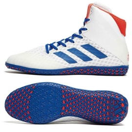 Chaussures adidas Mat Wizard 4 M BC0533 blanc bleu