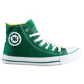 Baskets montantes New Age vert