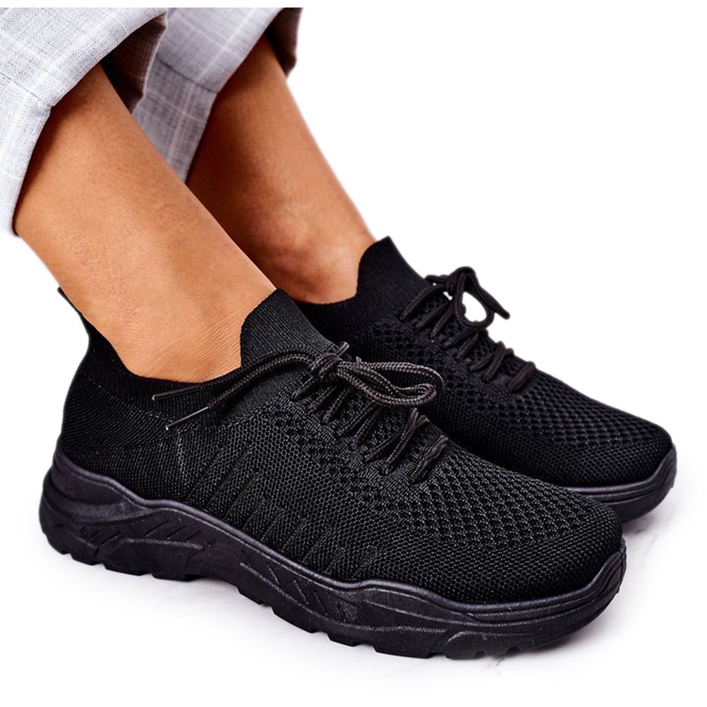 PS1 Chaussures de sport femme Sneakers Black Ruler le noir