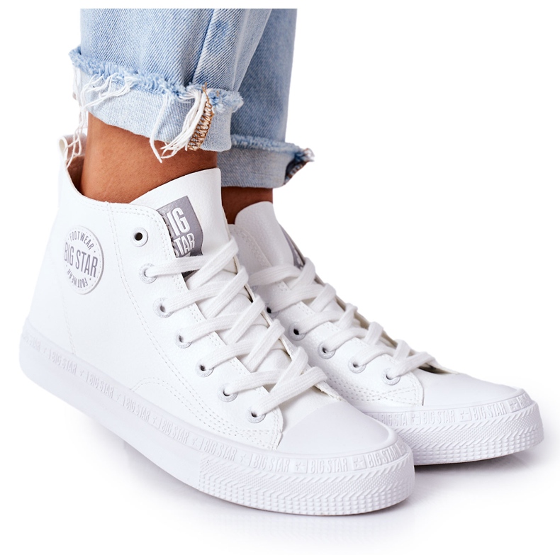 Baskets Montantes Femme Big Star GG274016 Blanc blanche