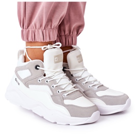 Chaussures de sport pour femmes Sneakers Big Star GG274643 Blanc