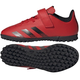 Chaussures de foot Adidas Predator Freak.4 H&amp;L Tf Jr FY6323 multicolore oranges et rouges