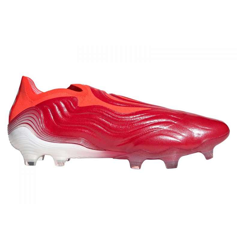Chaussures de football Adidas Copa Sense + Fg M FY6217 multicolore rouge Chaussures de football Adidas Copa Sense + Fg M FY6217 multicolore rouge