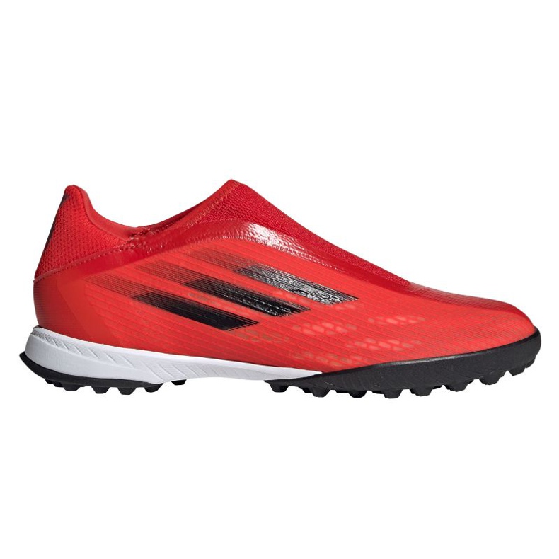 Chaussures de foot Adidas X Speedflow.3 Ll Tf M FY3266 multicolore oranges et rouges Chaussures de foot Adidas X Speedflow.3 Ll Tf M FY3266 multicolore oranges et rouges