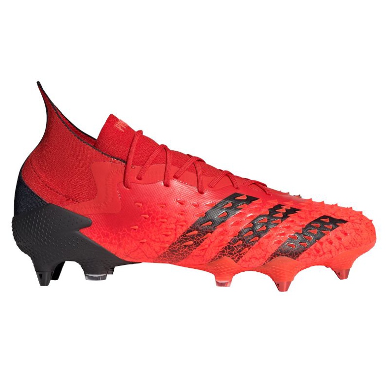 Chaussures de foot Adidas Predator Freak.1 Sg M FY6269 rouge noir oranges et rouges