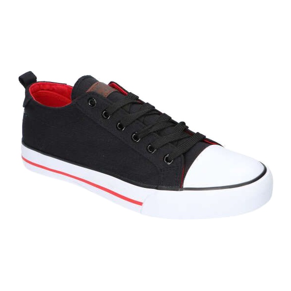 Baskets noires American Club LH26 / 21 le noir rouge